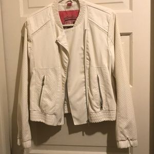 Off white leather jacket| Bernardo Simulator